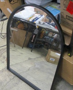 lot 37 image: Kate and Laurel 32x24 curved mirr...