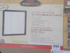 lot 103 image: Designhouse Ventura 36x30 medicine ...