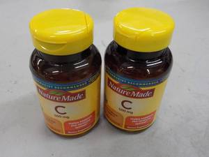 lot 43 image: 2 bottles Nature Made Vitamin C bes...