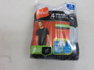 lot 49 image: Hanes size L tagless T-shirts...