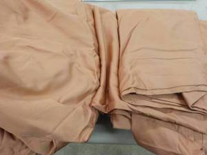 lot 63 image: full size rust Colored sheet set - ...