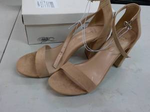 lot 98 image: A New Day Taupe sandals size 10...