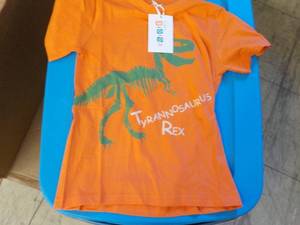 lot 167 image: Coyote and Co. Dinasaur T Shirts