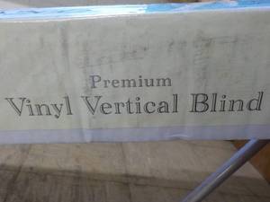 lot 190 image: Premium vinyl vertical blind 78x84...