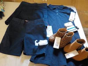 lot 225 image: Cat and Jack size 5 clothing and sh...