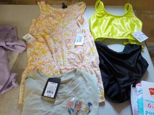 lot 227 image: girls size Large clothing...