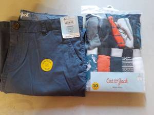 lot 228 image: Cat and Jack boxers and slacks...