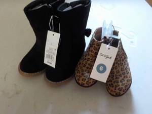 lot 230 image: Cat and Jack size 6 shoes...