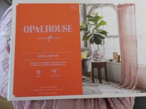 lot 243 image: Opalhouse sheet curtain 42x84, 2 sh...