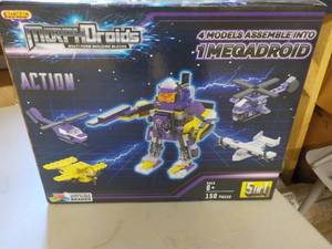 lot 277 image: set of 3 Blokko Morph Droids...