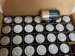 lot 279 image: 28 Duracell Copper top D batteries...