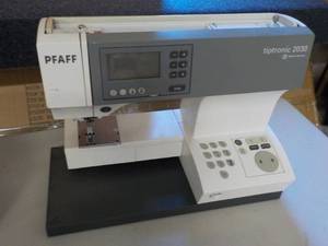 lot 283 image: PFAFF machine - no cords or instruc...