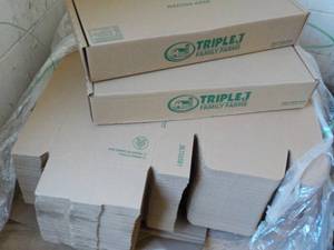 lot 311 image: 25 self closing boxes 24x10x4...