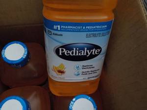 lot 316 image: case of 8 bottles Pedialyte mixed f...