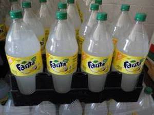 lot 329 image: 8 2 liter bottle Fanta Pina Colada ...