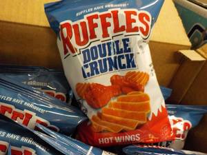 lot 380 image: 2 cases Ruffles Double Crunch Hot W...
