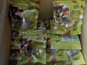 lot 383 image: case of 12 bags Pistachio Fruit and...