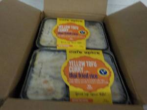 lot 403 image: 8 frozen packages Yellow Tofu Curry...