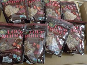 lot 406 image: 8 11.5 oz. bags Love Crunch...