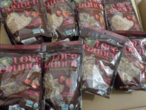 lot 407 image: 8 11.5 oz. bags Love Crunch...