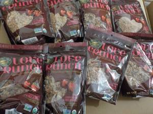 lot 408 image: 8 11.5 oz. bags Love Crunch...