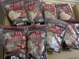 lot 409 image: 8 11.5 oz. bags Love Crunch...