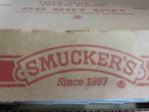 lot 410 image: case of Smuckers jelly assortment ...