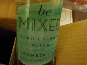lot 422 image: case of 12 bottles beMixed Cucumber...