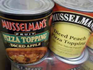 lot 427 image: 2 7 lb. 2 oz. cans Musselmans dice...