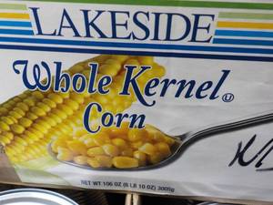 lot 430 image: 10 gallon cans whole kernel corn..