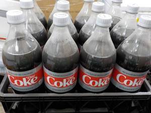 lot 437 image: 12 1.25 liter bottles Diet Coke...