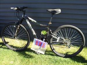 21 speed Mongoose mountain bike. Never used. As shown.