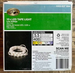 Exterior Landscaping 12 LED Tape Lights