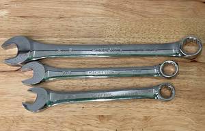 Lot of 3 Husky SAE Wrenches