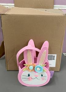 Lot of 12 Felt Easter Bunny Baskets