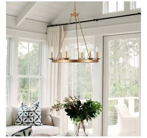 Safavieh Joris 6 light Chandelier - Gold Painted