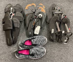 Large Lot of Womens Size S 56 Sandals Shoes&nbsp&nbsp