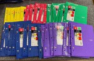 Lot of Attach-a-Folder Snap Together Folders