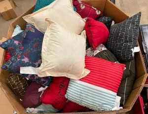Large Lot of Decorative Throw Pillows
