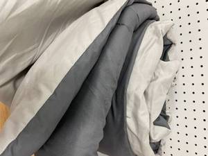 Full Sized Gray Reversible Comforter