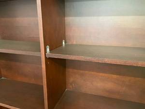 Childrens Large Cherry Desk with Hutch