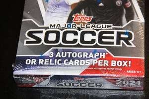 lot 18 image: 2021 Topps Major League Soccer Factory Sealed Hobby Box