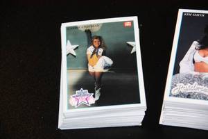 lot 21 image: 1992 Lime Rock Dallas Cowboys Miami Dolphins Oakland Raiders Cheerleaders Lot  170 Cards