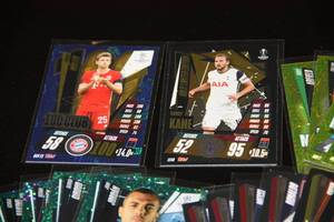 lot 22 image: 2021 Topps Attak UEFA Europa League Soccer Card Lot  60 Cards