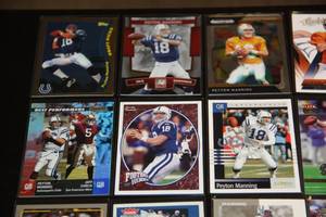 lot 26 image: Peyton Manning Football Card Lot  25 Different Cards