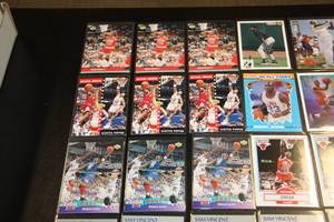lot 30 image: Michael Jordan Basketball & Baseball Card Lot  23 Cards