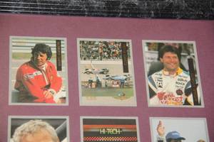 lot 91 image: Framed 1992 Hi Tech Formula 1 Card Set 43285000