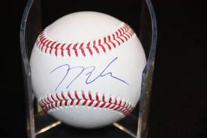 lot 97 image: Minnesota Twins Jordan Balazovic Sweet Spot Autograph Baseball