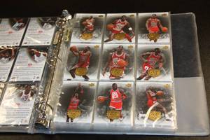 lot 122 image: 2009-10 Upper Deck Legacy Michael Jordan Gold Complete Set  100 Cards