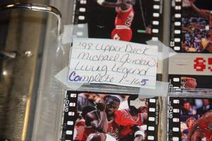lot 123 image: Michael Jordan 1998 Upper Deck Living Legend Complete Set  Extras